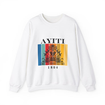 Ayiti 1804 Haitian Flag T-Shirt - Bold Haitian Pride Shirt for Cultural Heritage - CreoleSizzle