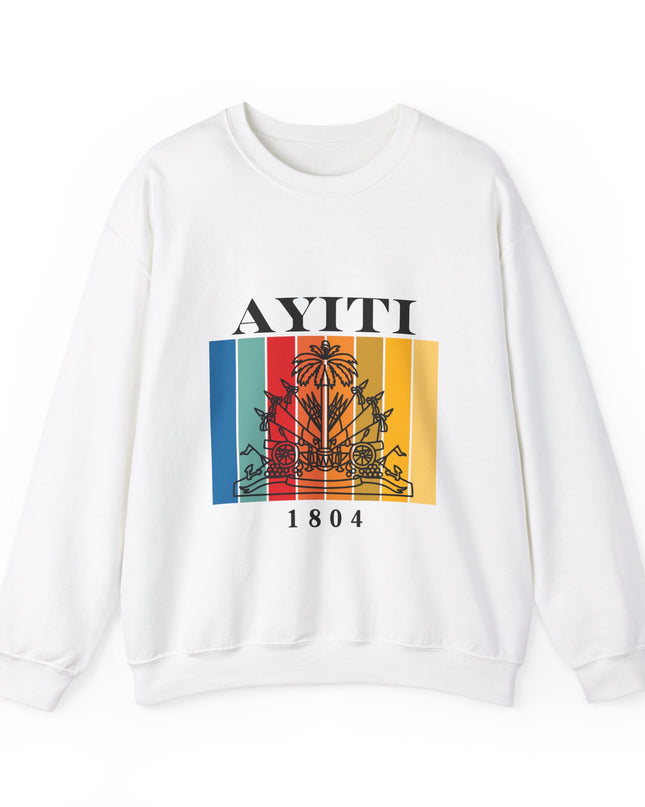 Ayiti 1804 Haitian Flag T-Shirt - Bold Haitian Pride Shirt for Cultural Heritage - CreoleSizzle