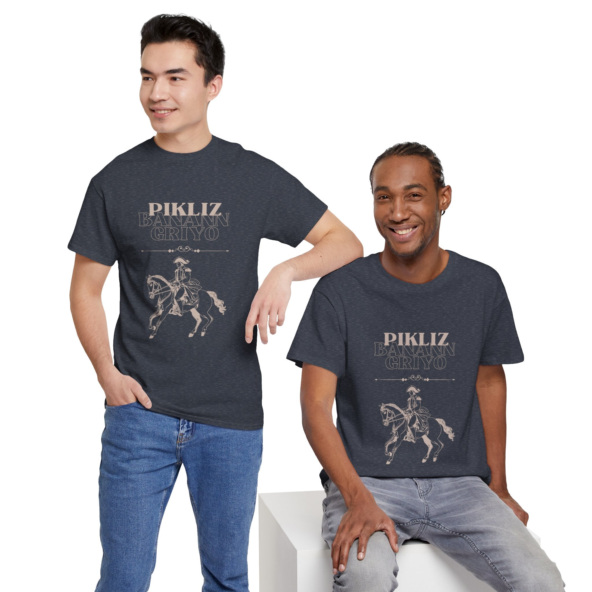 Pikliz Banann Griyo T-Shirt – Haitian Cuisine Inspired Tee – Unisex Cultural Graphic Shirt