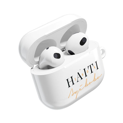 Haiti 1804 Ayibobo Heritage Pride AirPods Case Elegant Independence Edition