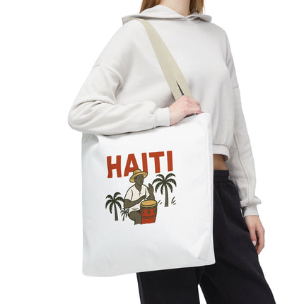 Haiti’s Heartbeat Limited Edition Heritage Tote Agricultural Roots Design - CreoleSizzle