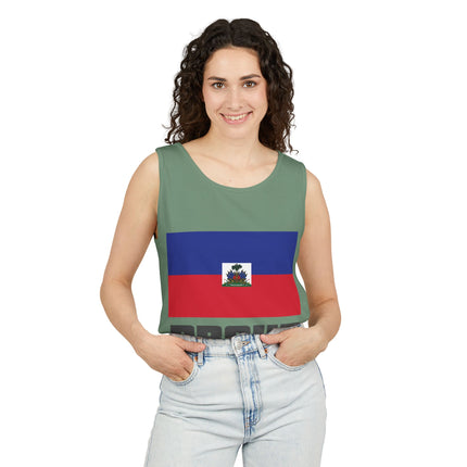 Haitian Proud Tank Top GTA-Inspired Flag Remix Unisex Streetwear Cultural Pride & Gaming Nostalgia