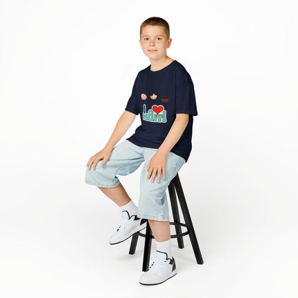 Kids "I Love Haiti" T-Shirt - Fun Haitian Pride Tee for Everyday Wear - Ethically Made Children’s Cotton Shirt - CreoleSizzle