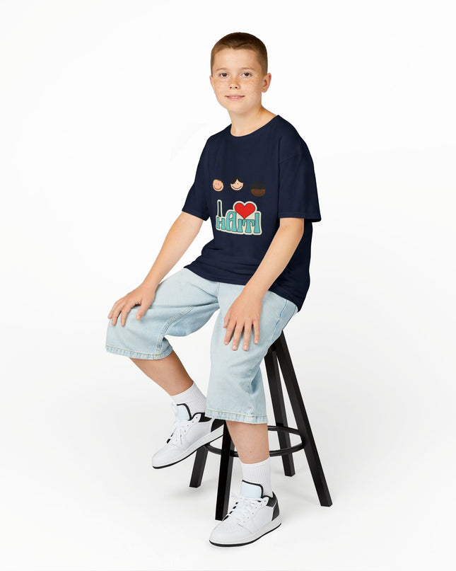 Kids "I Love Haiti" T-Shirt - Fun Haitian Pride Tee for Everyday Wear - Ethically Made Children’s Cotton Shirt - CreoleSizzle