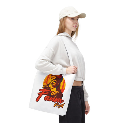 Fanm Kreyòl Limited Edition Heritage Tote Creole Woman Empowerment Design - CreoleSizzle