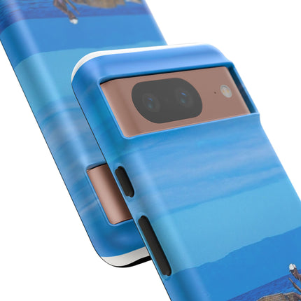Haitian Fisherman Phone Case – Coastal Art Design – Durable, Stylish Caribbean Inspired Case - CreoleSizzle