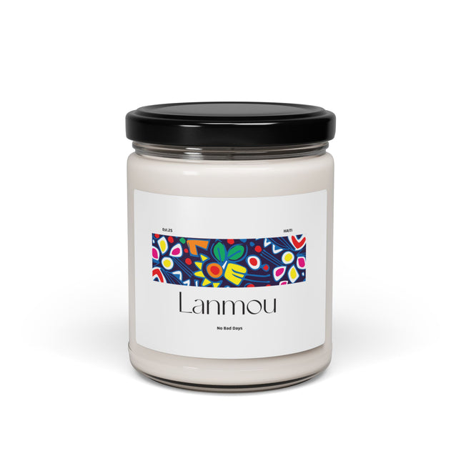 Lanmou Haitian Love & Artistry Soy Candle Creole Heritage Design Limited Edition Cultural Keepsake