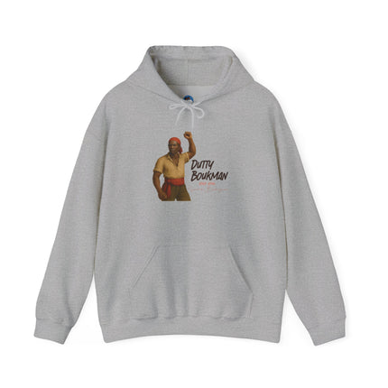 Dutty Boukman The Catalyst of Revolt Hoodie Haitian Freedom Series Unisex Heavy Blend Casual Wear