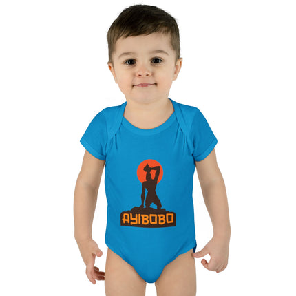 Ayibobo Spirit Haitian Heritage Baby Bodysuit Infant Afro-Spiritual Series Premium Unisex Onesie Stylish Baby Apparel