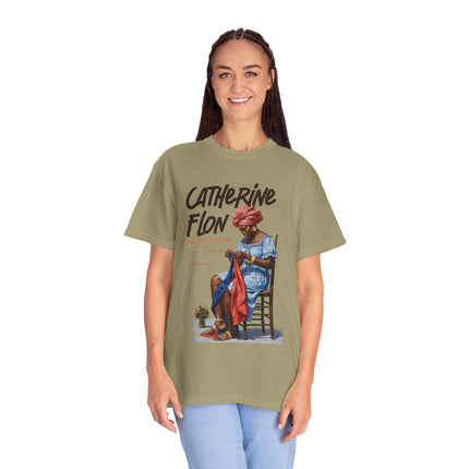 Catherine Flon Sewn in Freedom Oversize Tee Haitian Heritage Series Unisex Heavyweight Cotton T-Shirt