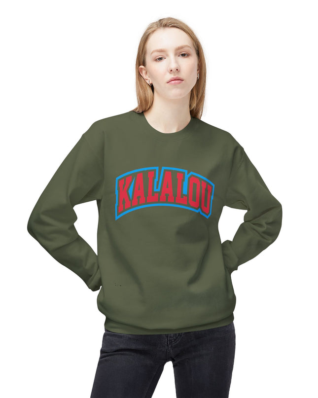 Exclusive Kalalou Sweatshirt – Celebrating Haiti’s Iconic Culinary Heritage Unisex Midweight Softstyle Fleece Crewneck Sweatshirt - CreoleSizzle