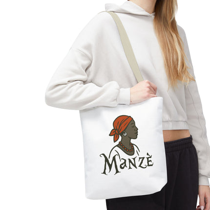 Manzè Limited Edition Heritage Tote Empowering Haitian Women Design - CreoleSizzle