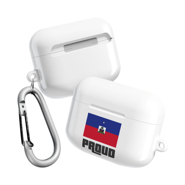 Haitian Flag Proud GTA-Inspired Streetwear AirPods Case Bold Modern Heritage Edition