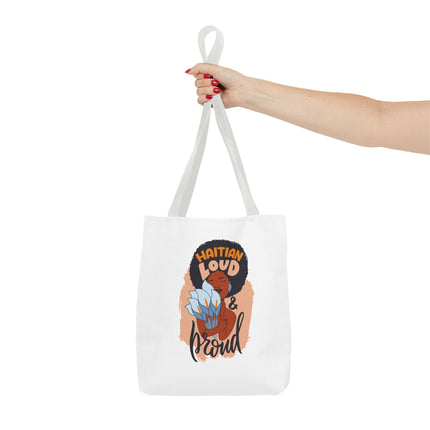Haitian Loud & Proud Premium Cultural Tote Bags Limited Artist Edition - CreoleSizzle