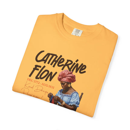 Catherine Flon Sewn in Freedom Oversize Tee Haitian Heritage Series Unisex Heavyweight Cotton T-Shirt
