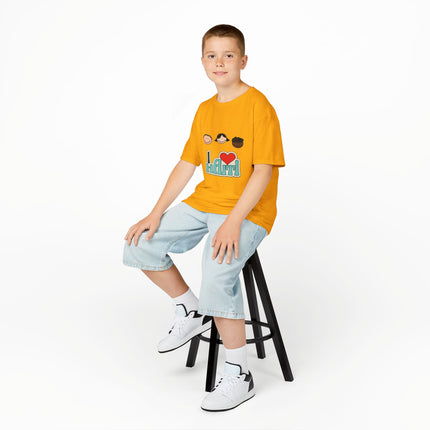 Kids "I Love Haiti" T-Shirt - Fun Haitian Pride Tee for Everyday Wear - Ethically Made Children’s Cotton Shirt - CreoleSizzle