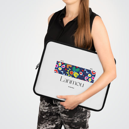 Lanmou Limited Edition Haitian Love Pattern Laptop Sleeve Creole Heritage Collection - CreoleSizzle