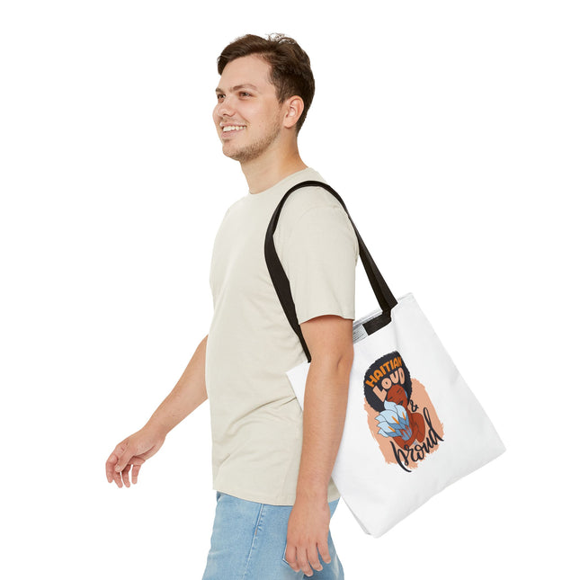Haitian Loud & Proud Premium Cultural Tote Bags Limited Artist Edition - CreoleSizzle