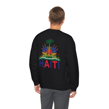 Ayiti Pride Haitian Heritage Crewneck Sweatshirt Unisex Fleece Cozy Cultural Apparel, Casual Fashion, Gift for Him/Her