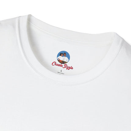 Kè Kontan Happy Heart Minimalist T-Shirt Creole Joy Collection Unisex Softstyle Tee