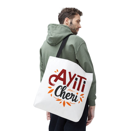 Ayiti Chéri Limited Edition Heritage Tote Bag Sweet Haiti Design - CreoleSizzle