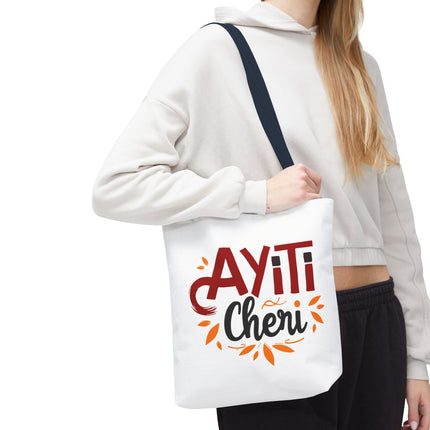 Ayiti Chéri Limited Edition Heritage Tote Bag Sweet Haiti Design - CreoleSizzle