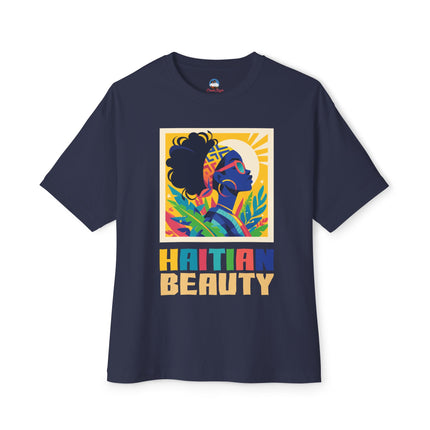 Haitian Beauty T-Shirt Bold Afro-Caribbean Graphic Cultural Pride Apparel Unisex Cozy Pullover for Vibrant Haitian Beauty Tee