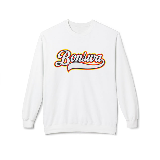 Exclusive Bonswa Sweatshirt Embracing Haitian Greetings with Style Unisex Midweight Softstyle Fleece Crewneck Sweatshirt - CreoleSizzle