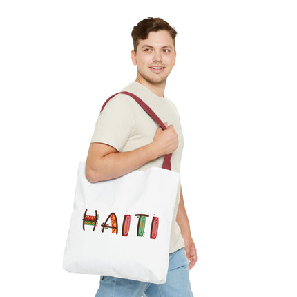 Haiti Art Limited Edition Heritage Tote Bag African Roots Design - CreoleSizzle
