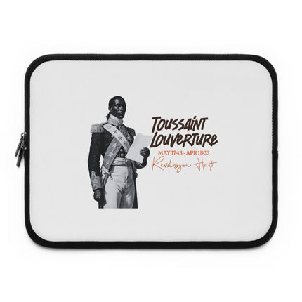 Toussaint Louverture Father of Strategy Haitian Revolution Icon Leadership Legacy Laptop Sleeve - CreoleSizzle