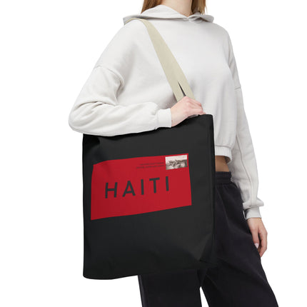 Haiti Postage Limited Edition Heritage Tote Bags Retro Seal Design - CreoleSizzle