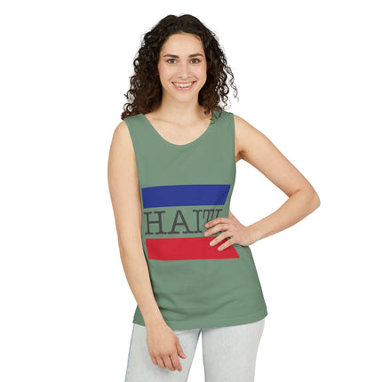 Haiti Pride Tank Top Flag Emblem Heritage Shirt Unisex Summer Streetwear Everyday Haiti Collection
