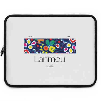 Lanmou Limited Edition Haitian Love Pattern Laptop Sleeve Creole Heritage Collection - CreoleSizzle