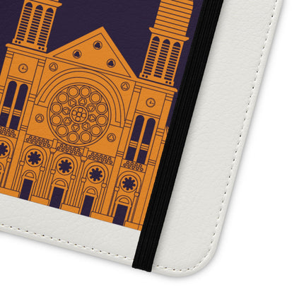 Ayiti Soulscape Marron And Cathedral Mirrored Flip Case for iPhone Edition Symbol of Dual Heritage