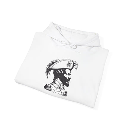 The Visionary’s Resolve Haitian Revolutionary Hoodie Heritage Collection Unisex Heavy Blend™ Bold Graphic Hoodie
