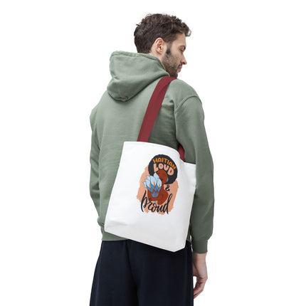 Haitian Loud & Proud Premium Cultural Tote Bags Limited Artist Edition - CreoleSizzle