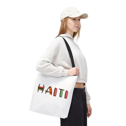 Haiti Art Limited Edition Heritage Tote Bag African Roots Design - CreoleSizzle