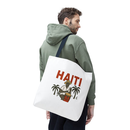 Haiti’s Heartbeat Limited Edition Heritage Tote Agricultural Roots Design - CreoleSizzle