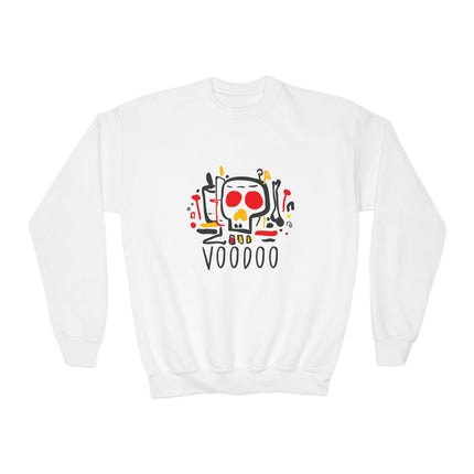 The Rebel Spirit Vodou-Inspired Youth Sweatshirt Afro-Haitian Cultural Series Kids’ Premium Crewneck