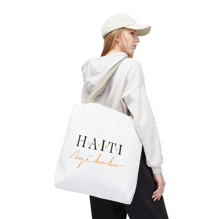 1804 Ayibobo Haiti Heritage Limited Tote Kreyòl Freedom Script Edition - CreoleSizzle