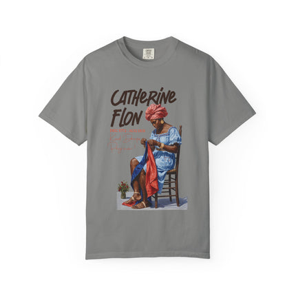 Catherine Flon Sewn in Freedom Oversize Tee Haitian Heritage Series Unisex Heavyweight Cotton T-Shirt