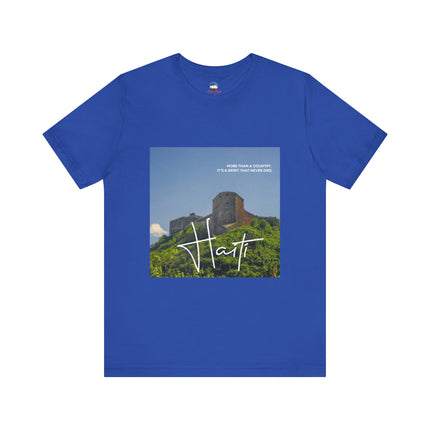 Citadelle Legacy Tee  Haiti’s Unbreakable Spirit Minimalist Heritage Design Unisex Premium T-Shirt