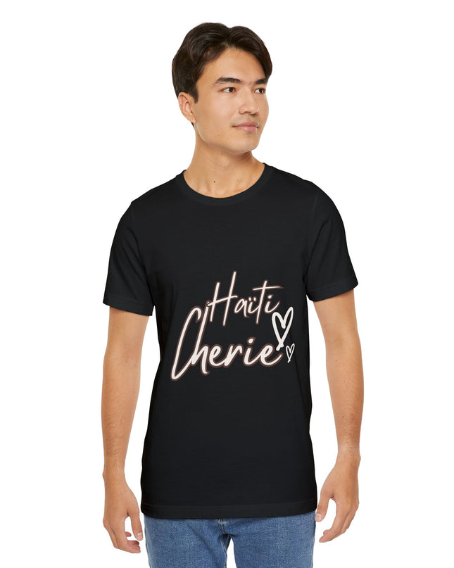 Haiti Cherie Unisex T-Shirt Celebrate Haitian Culture Soft Cotton Classic Fit Unisex Jersey T-Shirt - CreoleSizzle