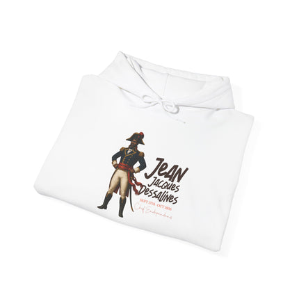 The Warrior’s March Jean-Jacques Dessalines Hoodie Haitian Freedom Series Unisex Heavy Blend