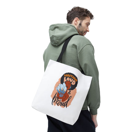 Haitian Loud & Proud Premium Cultural Tote Bags Limited Artist Edition - CreoleSizzle