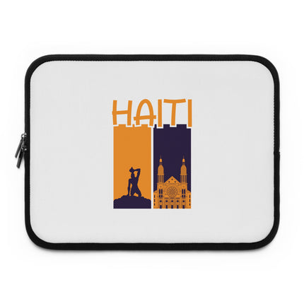 Ayiti Soulscape Neg Marron Cathedral Heritage Laptop Sleeve Faith Freedom Collection - CreoleSizzle