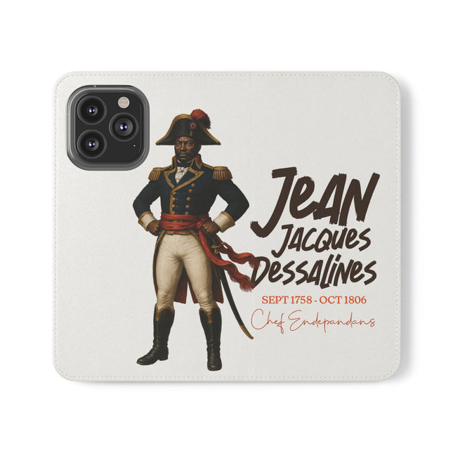 Legacy of Dessalines Limited Heritage Collector’s Tee Flip Case Stylish Phone Wallet Case Revolutionary Leadership Edition