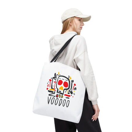 Voodoo Art Haitian Spiritual Symbols Tote Afro-Caribbean Vodou Design - CreoleSizzle