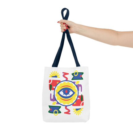 Vodou Eye Haitian Spiritual Art Tote Afro-Haitian Mysticism Design - CreoleSizzle