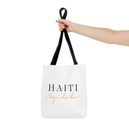 1804 Ayibobo Haiti Heritage Limited Tote Kreyòl Freedom Script Edition - CreoleSizzle